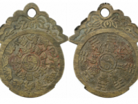 十二生肖背八卦挂花