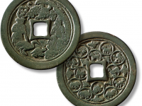 “麻姑献寿”背“十二生肖”大型花钱