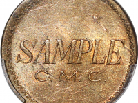 正面带「SAMPLE C.M.C.」字样钱币