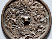 清代童子戏莲铜镜拍卖价格