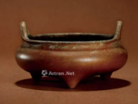 施家古制款铜炉真品图片