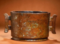 “朴庵家藏”戟耳筒炉